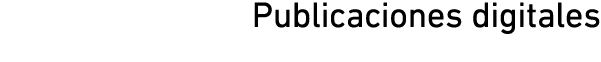 Publicaciones digitales