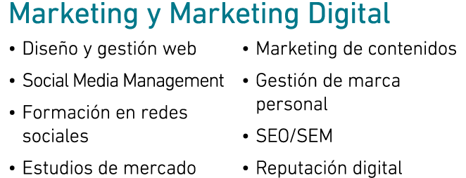 Marketing y Marketing Digital • Dise o y gesti n web • Social Media Management • Formaci n en redes sociales • Estudi...