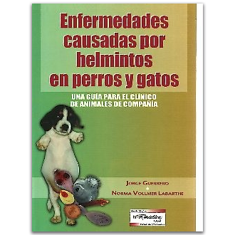 Portada del libro Enfermedades causadas por helmintos en perros y gatos de Guerrero