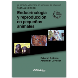 Portada del libro Endocrinología y reproducción en pequeños animales de Greco