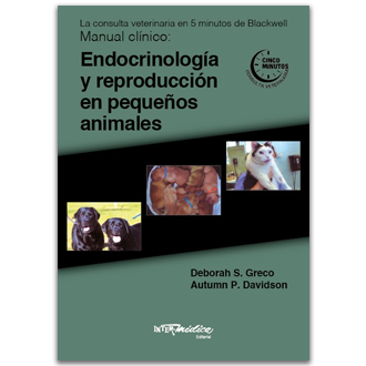 Portada del libro Endocrinología y reproducción en pequeños animales de Greco
