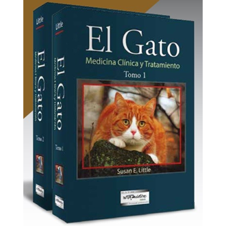 Portda del libro El gato Medicina clínica y tratamiento (2 tomos) de Little