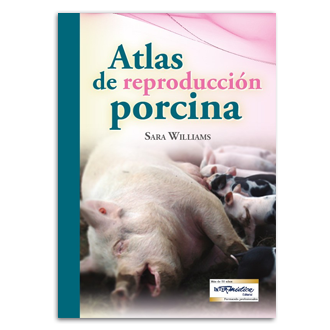 Portada del libro Atlas de reproducción porcina, Williams,