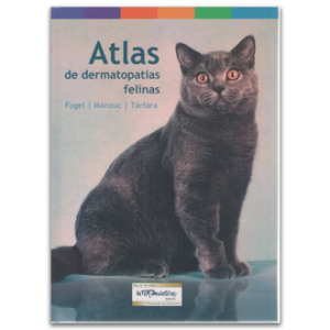 Portada del libro Atlas de dermatopatias felinas, Fogel