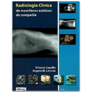 Portada del libro de Radiologia clinica en mamiferos exoticos de compañía de Capello