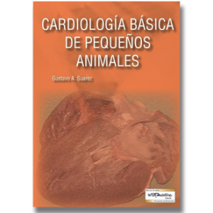 Portada del libro Cardiología básica de pequeños animales, Suarez