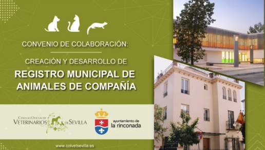 AXON COMUNICACION, El Ayuntamiento de La Rinconada renueva su convenio con el Colegio de Veterinarios de Sevilla para la identificación de animales de compañía