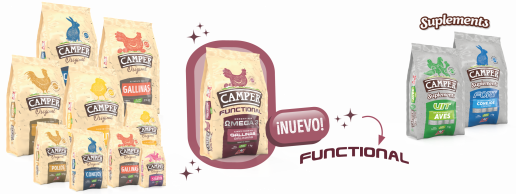 AXON COMUNICACION, Camper, la gama de piensos de Nanta para la avicultura y la cunicultura, estrena nueva imagen