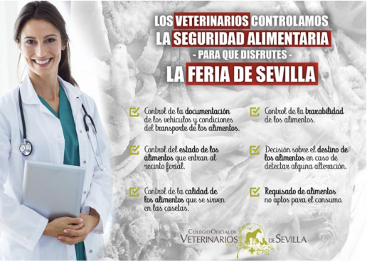 AXON COMUNICACION, Campaña “Los Veterinarios controlamos la Seguridad Alimentaria para que disfrutes de la Feria de Sevilla”