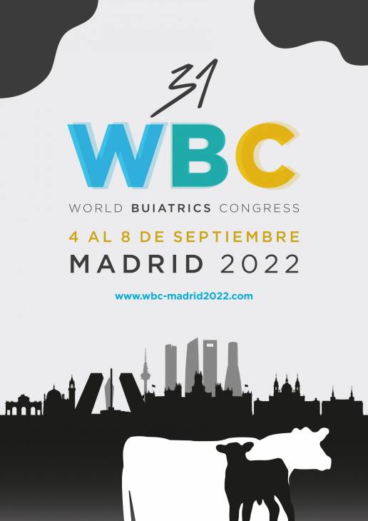 Madrid toma el relevo de Tokio en la organización del Congreso Mundial de Buiatría, foto cartel congreso
