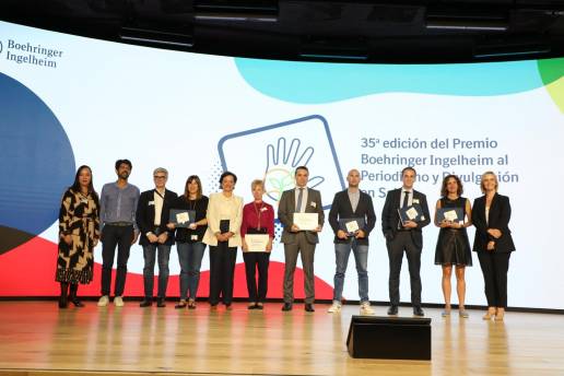 Se anuncian los ganadores de la 35ª edición del Premio Periodístico Boehringer Ingelheim al Periodismo y Divulgación en Salud, foto premio periodístico boehringer