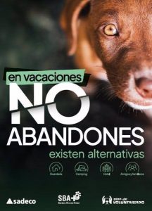 Sadeco intensifica su campaña para evitar el abandono de mascotas en verano