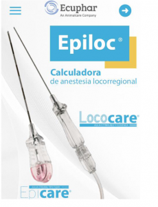 ECUPHAR presenta EPILOC®, calculadora de anestesia locorregional que te ayudará en tus bloqueos regionales.