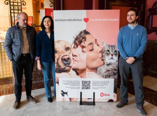 Bilbao inicia una campaña para subir una adopción de perros y gatos que bajó un 18% y un 41,5% respectivamente en 2023