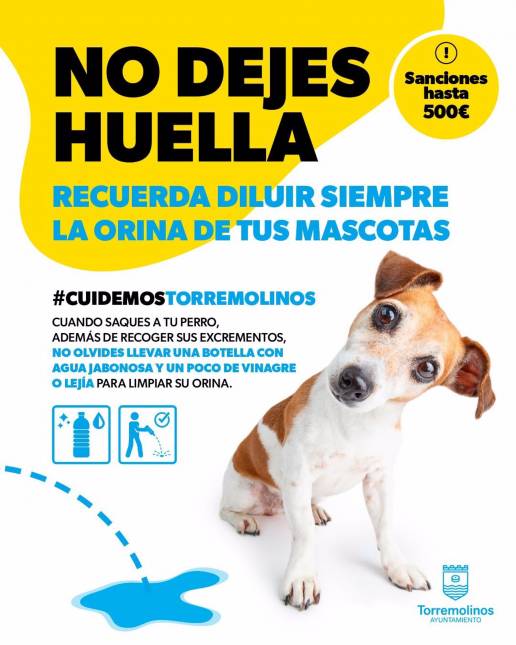 Policía Local de Torremolinos presenta 260 sanciones a dueños de mascotas este año por micciones y heces