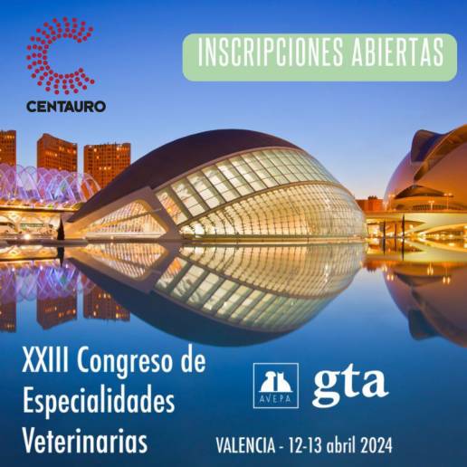 Centauro estará presente en el XXIII Congreso de Especialidades Veterinarias GTA que se celebrará en Valencia