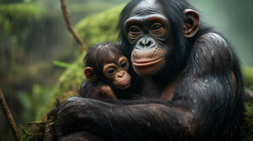 Los bonobos son más agresivos que los chimpancés