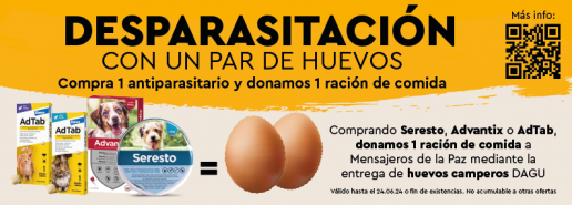 Elanco, Guaw y Dagu se unen en una campaña de donación de huevos a favor de Mensajeros de la Paz