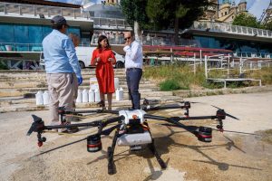 El Consistorio zaragozano lleva a cabo una segunda fase contra la mosca negra en el Ebro con drones