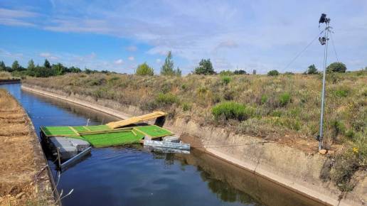 La CHD instala dos dispositivos móviles en el Canal de Arriola (León) para facilitar la salida de la fauna silvestre