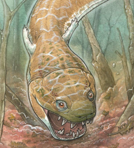 Una salamandra gigante fue en la era glacial el gran depredador de los pantanos