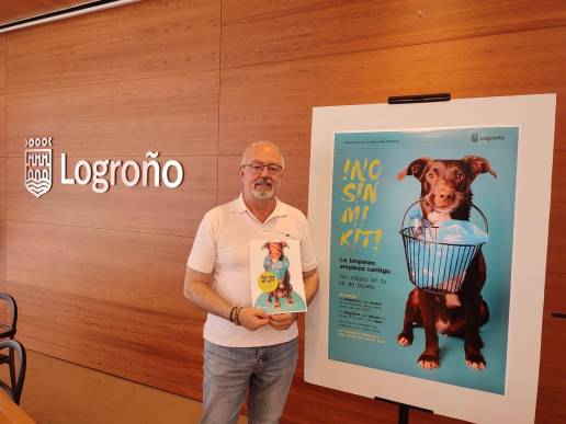 Una nueva campaña municipal sensibilizará en Logroño sobre la importancia de recoger los excrementos de los perros