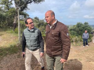 Junta y empresas respaldan la protección de especies en la estación de referencia del corzo en Alcalá