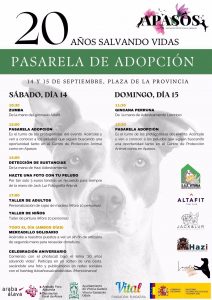 Apasos celebra este fin de semana en Vitoria-Gasteiz la pasarela de adopción del Centro de Protección Animal