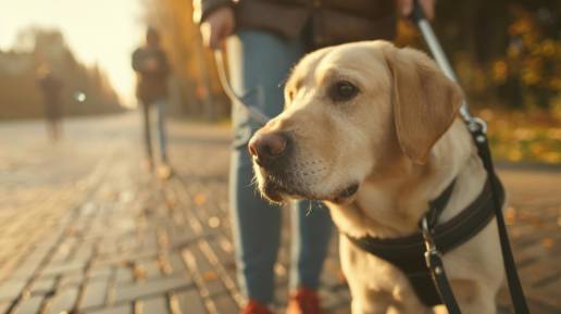Los Bomberos elaboran un protocolo para trasladar a pacientes con perros guías en las ambulancias