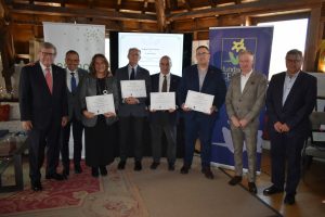CESFAC y la Fundación CESFAC hacen entrega de sus insignias de oro y plata a Belinda Martín, Iker Iglesias, Pedro Pérez de Ayala y Jesús Oltra