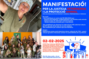 Hablamos con Laia Sàbat, impulsora de la Manifestación por la Justicia Veterinaria y la Protección Animal.