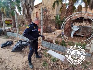 La Policía captura a un perro-lobo que atacó a su dueño y le provocó heridas graves en ambas piernas