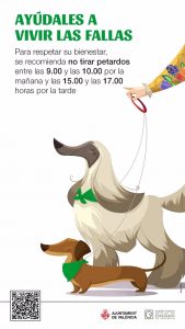 Más de 4.000 pañuelos verdes concienciarán sobre la necesidad de reducir el estrés de los animales en Fallas