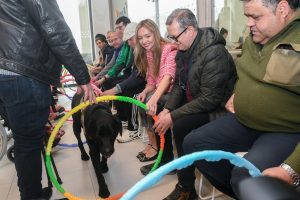 La Xunta destaca los beneficios de la terapia con animales en mayores y personas con discapacidad