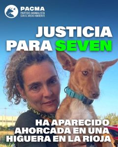 PACMA hace un llamamiento "para encontrar al responsable del ahorcamiento de una perra podenca en Calahorra (La Rioja)"