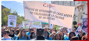 COLVET Cádiz responde al MAPA tras la manifestación en Madrid del 7 de mayo contra el RD 666/23