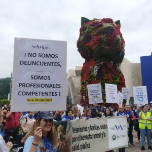 Sevilla y otras ciudades de España acogen concentraciones veterinarias contra la Ley del Medicamento
