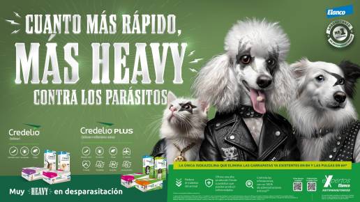 Elanco sube el volumen en desparasitación con su nueva campaña “Muy heavy contra los parásitos”