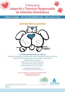  El parque O'Donnell acoge este domingo la I Feria de la adopción y la tenencia responsable de animales