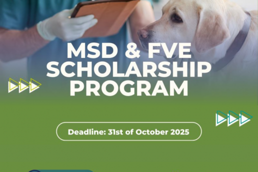 MSD Animal Health y la Federación de Veterinarios de Europa (FVE) cierran hoy el plazo para aplicar a su programa de becas para veterinarios para el curso 25-26