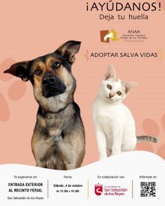 El Parque de La Marina acoge este sábado una iniciativa para concienciar sobre la adopción de animales