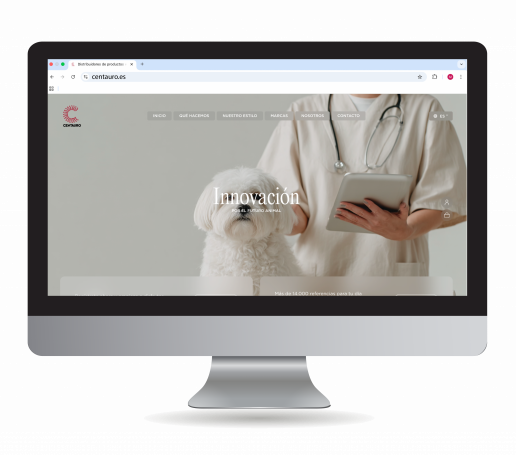 Centauro renueva su web corporativa