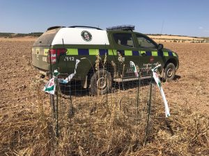 La Comunidad de Madrid  envía Agentes Forestales y unidades caninas a Barcelona para participar en el plan frente a peste porcina