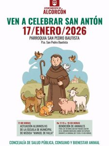 La localidad celebra San Antón con una jornada de convivencia este sábado para fomentar el bienestar animal