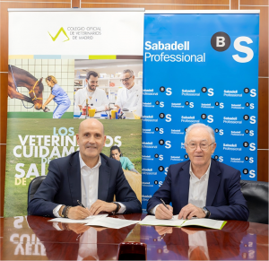 COLVEMA y Banco Sabadell firman un convenio de colaboración para ofrecer soluciones financieras a los veterinarios de Madrid
