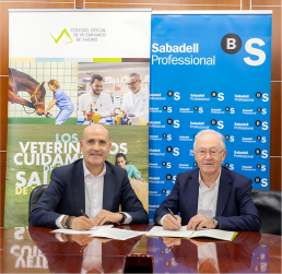 COLVEMA y Banco Sabadell firman un convenio de colaboración para ofrecer soluciones financieras a los veterinarios de Madrid