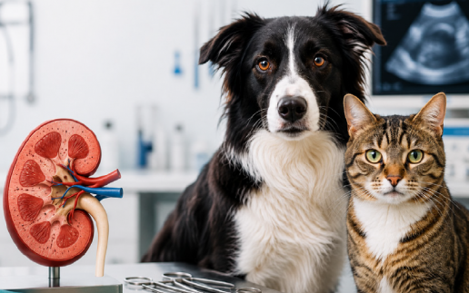 Nefrectomía en perros y gatos