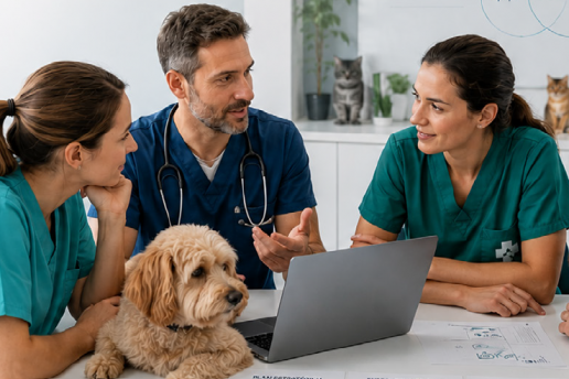 El papel del coaching de equipos veterinarios en las decisiones estratégicas, humanas y operativas de la clínica moderna