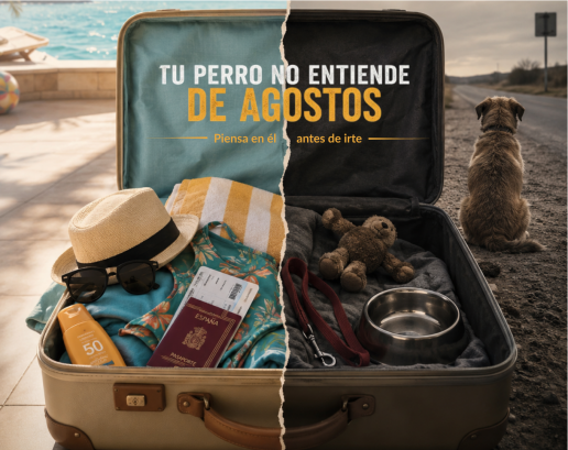 La RSCE lanza “Tu perro no entiende de agostos” para prevenir el abandono de perros en verano