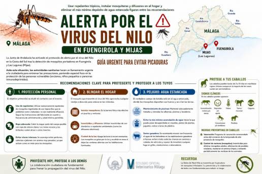 Alerta por el Virus del Nilo Occidental en la Costa del Sol